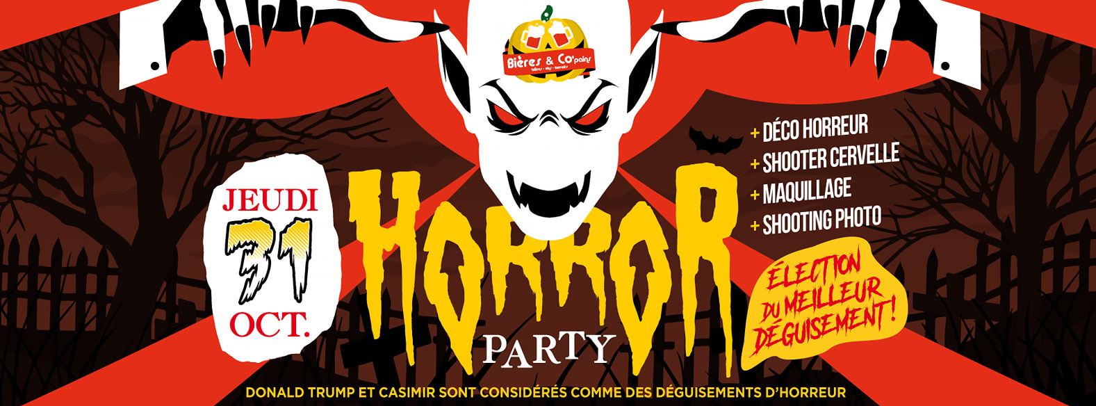Halloween Part III « Horror Party » - Bières et Copains - Cave à Bières - Toulouse